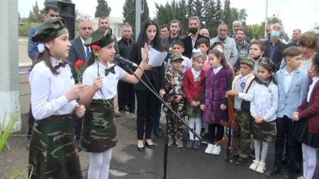 Salyanda “Qarabağ” ordenli şəhidin adına xatirə bulağı istifadəyə verilib
