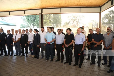 Milli Qəhrəman İlqar Mirzəyevin məzarı ziyarət olunub