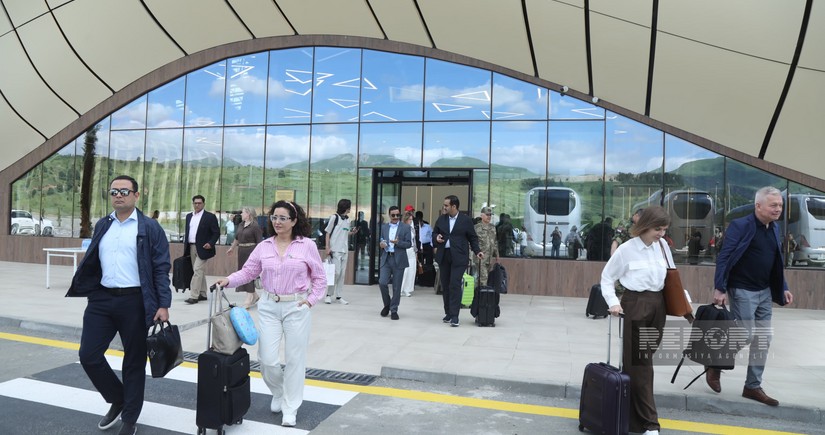 Members of diplomatic corps accredited in Azerbaijan arrive in Lachin