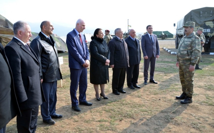 Zakir Hasanov: Fighting readiness of staff involved in exercises is in high level - PHOTOS