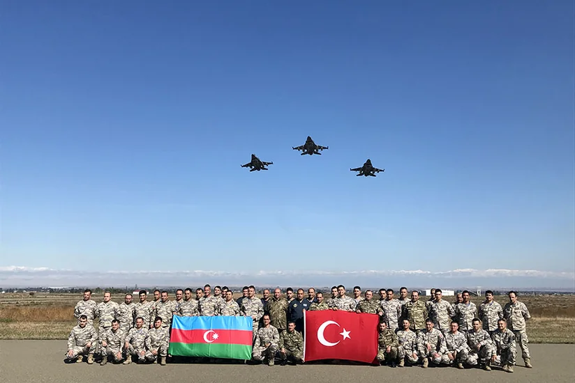 Turkish Air Force's F-16 fighter aircraft arrive in Azerbaijan