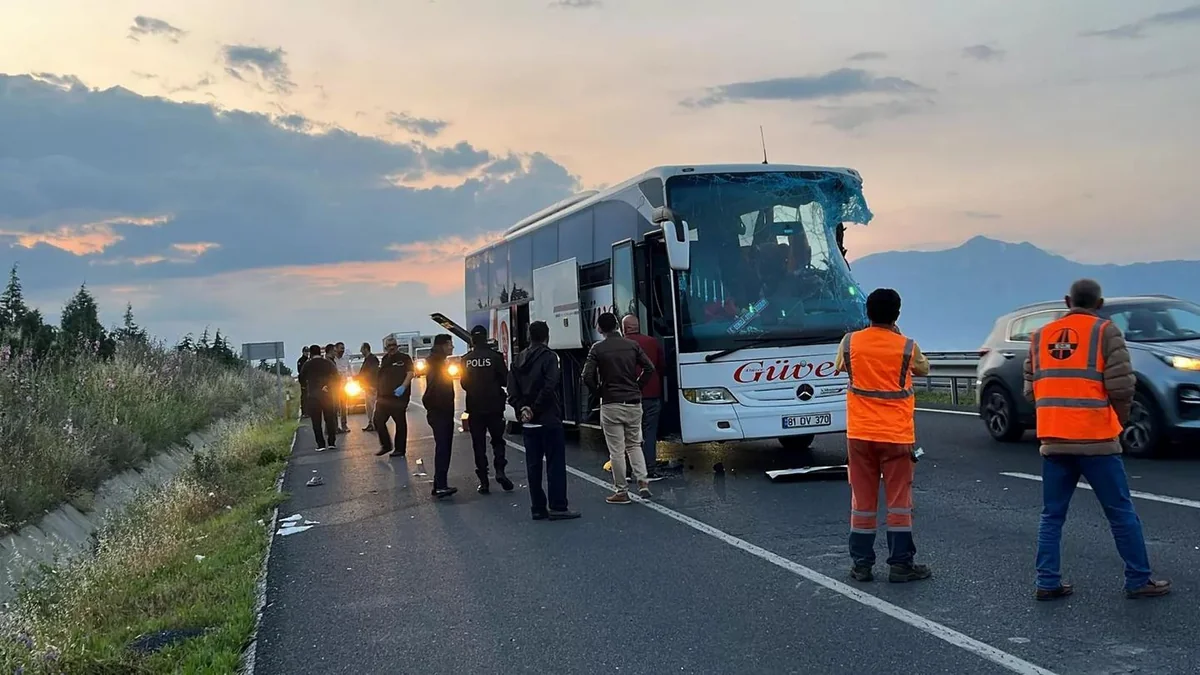 Truck-bus collision in Türkiye kills 2, injures 20