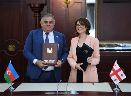 Azərbaycan və Gürcüstan parlamentlərinin Mədəniyyət komitələri arasında memorandum imzalanıb