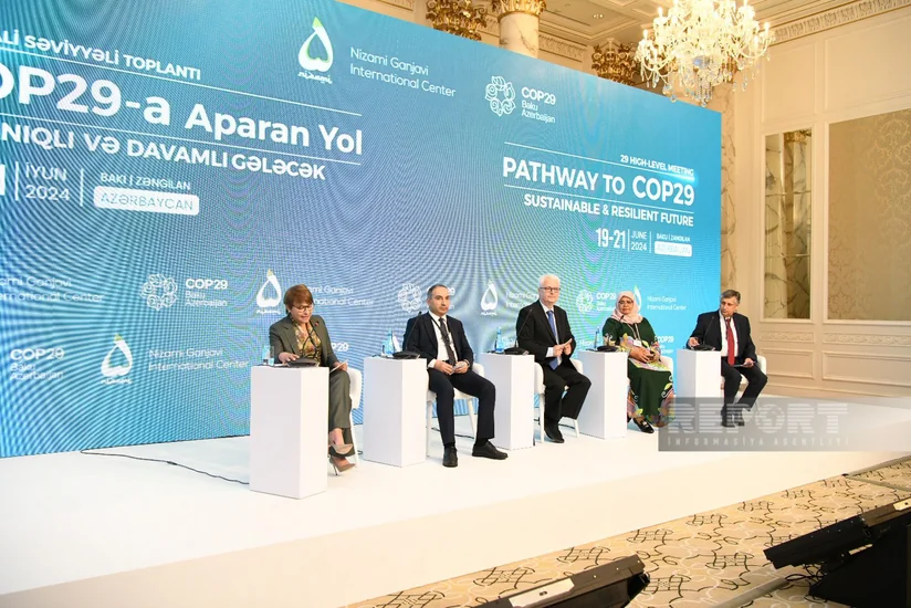 Bakıda ali səviyyəli toplantı çərçivəsində iqlim dəyişikliyinə uyğunlaşma və dayanıqlılıq müzakirə olunub