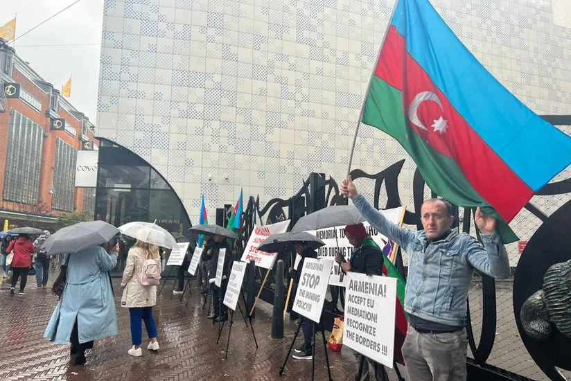 В Нидерландах прошла акция протеста против провокаций Армении