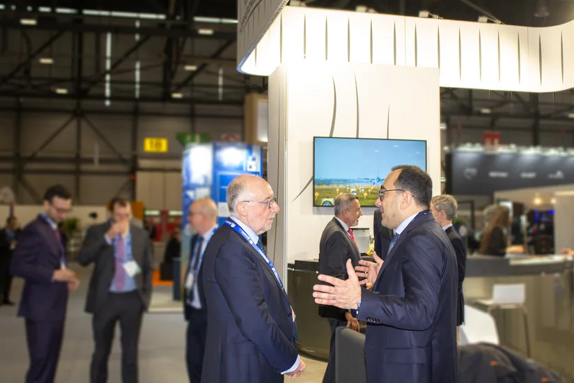 Гендиректор EUROCONTROL и президент Совета ICAO посетили стенд AZANS на Airspace World 2023