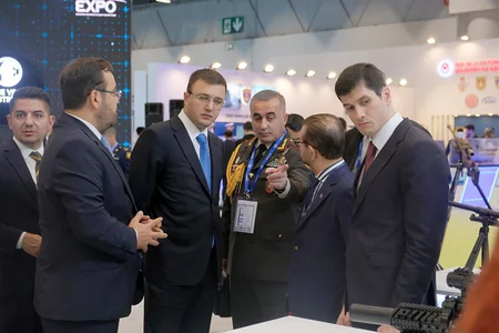 Leadership of Azerbaijan Ministry of Defense attends opening ceremony of SAHA EXPO 2024
