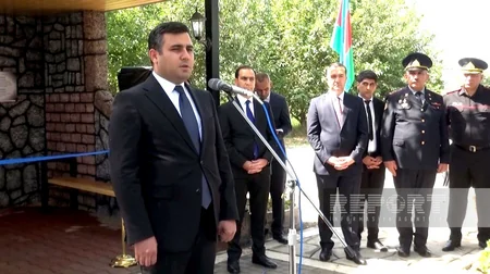 Şərurda şəhidin xatirəsinə bulaq-abidə ucaldılıb