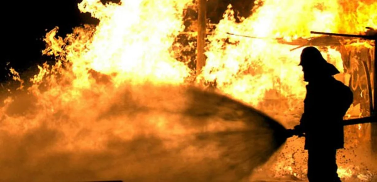 ​Çay evində yanğın olub