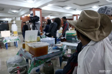 Bakıda bal yarmarkası - FOTOREPORTAJ