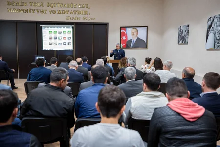 Dəmiryolçuların peşəkarlığının artırılması üzrə seminar keçirilib - REPORTAJ