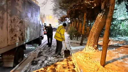 Bakının küçə və prospektləri gecə qardan təmizlənib
