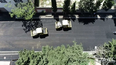 Bakının Məmmədəli Şərifli və Şirin Mirzəyev küçələri təmir olunur