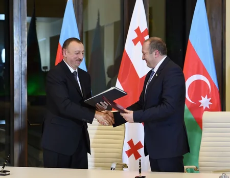 Azərbaycan və Gürcüstan prezidentləri Birgə Bəyannamə imzalayıblar
