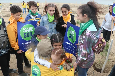 Sadhguru's Save Soil movement in Azerbaijan