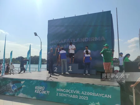 Kürü keçək?! açıq suda üzmə yarışının mükafatlandırma mərasimi keçirilib