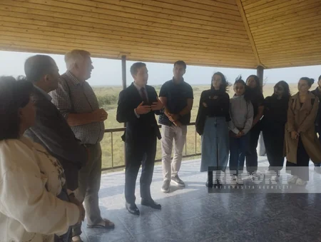 Şirvan Milli Parkında ceyranların müşahidə məntəqəsi istifadəyə verilib