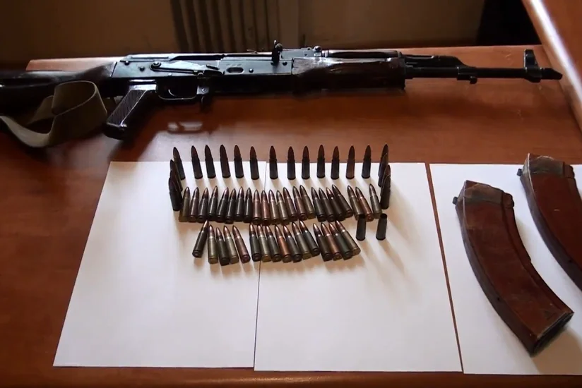 Hacıqabul sakinindən qanunsuz silah-sursat götürülüb