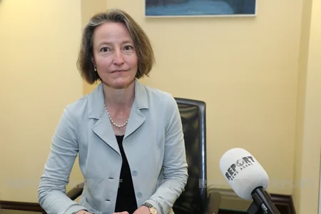 Посол Мюриэль Пеневейре: Очень рада приезду сборной Швейцарии в Баку - ИНТЕРВЬЮ
