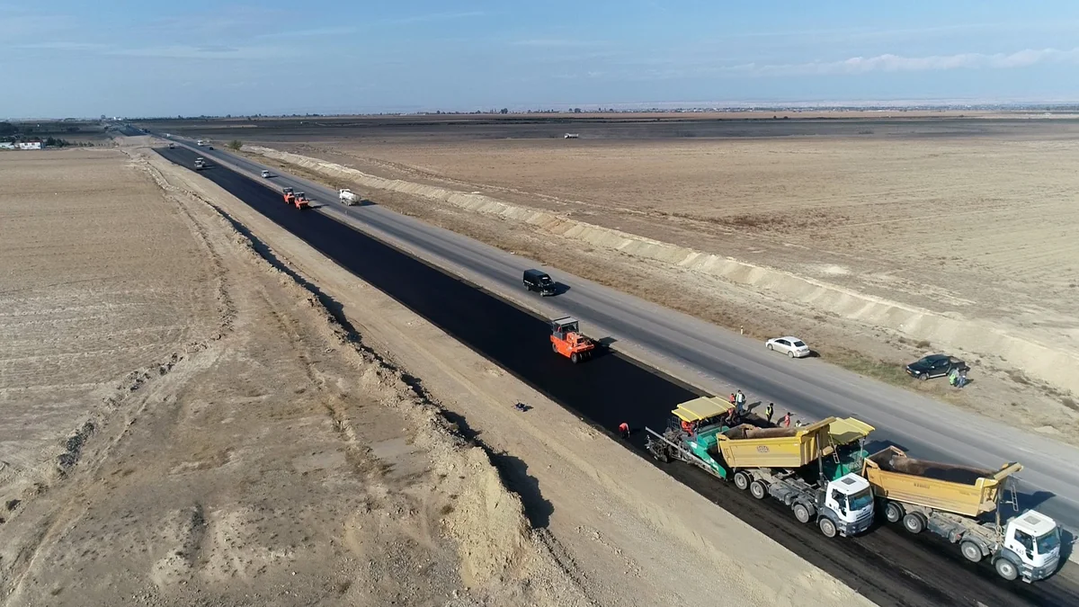 Gəncə-Qazax-Gürcüstan magistralı 4 hərəkət zolağına genişləndirilir - FOTO