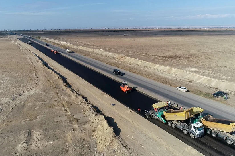 Gəncə-Qazax-Gürcüstan magistralı 4 hərəkət zolağına genişləndirilir - FOTO
