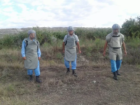 ANAMA tərəfindən əkin sahəsində 1 ədəd piyada əleyhinə mina aşkarlanıb