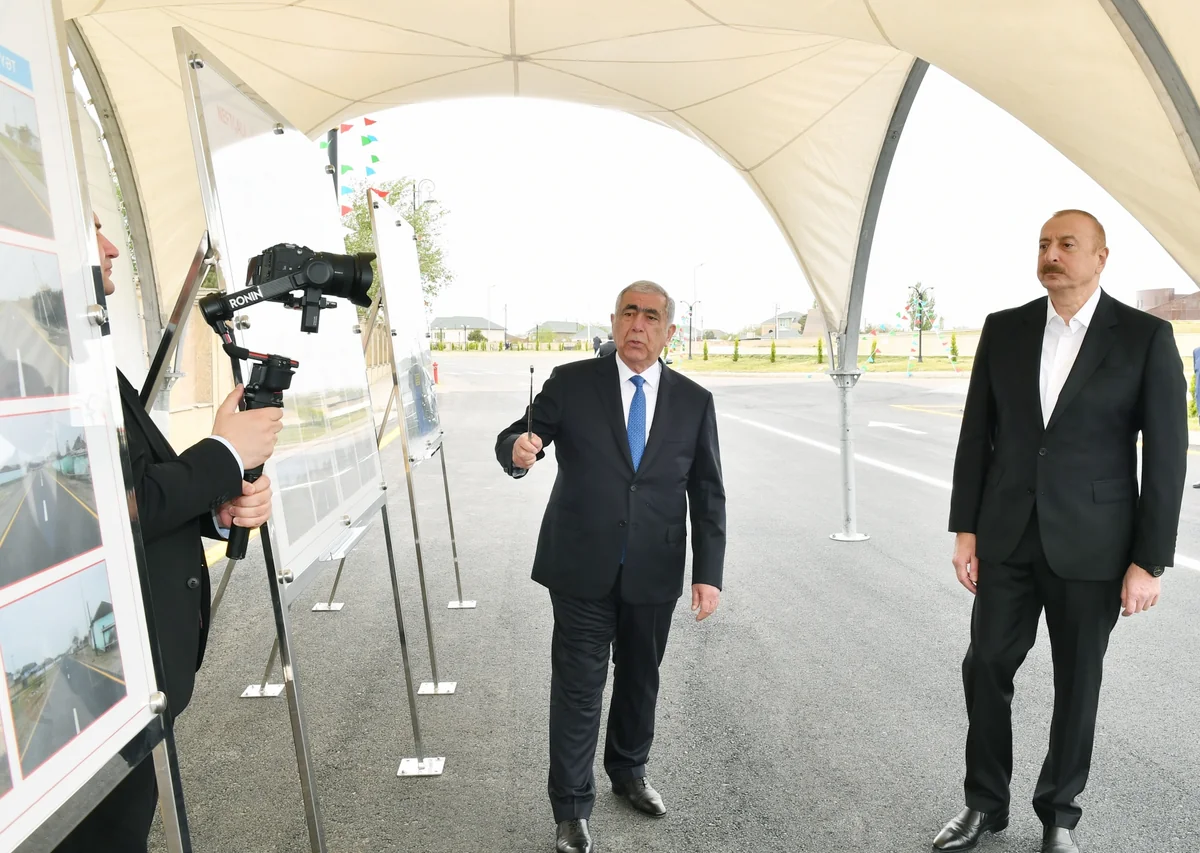 Prezident İlham Əliyev Neftçala-Kürkənd-2 nömrəli Mayak avtomobil yolunun açılışında iştirak edib - YENİLƏNİB