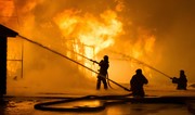 В Великобритании загорелась бывшая база ВВС