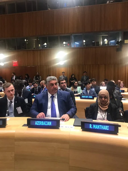 Azad Rəhimov BMT-də gənclərin məşğulluğu ilə bağlı təklif verib