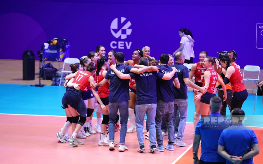 Azərreyl qadın voleybolçular arasında Azərbaycan Yüksək Liqasının qalibi olub