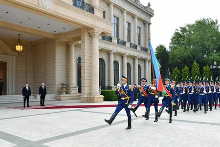 Official welcoming ceremony for Lithuanian President held in Baku