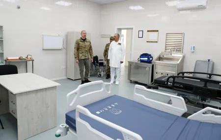 Prezident İlham Əliyev Kəlbəcərdə hərbi hospitalın açılışında iştirak edib