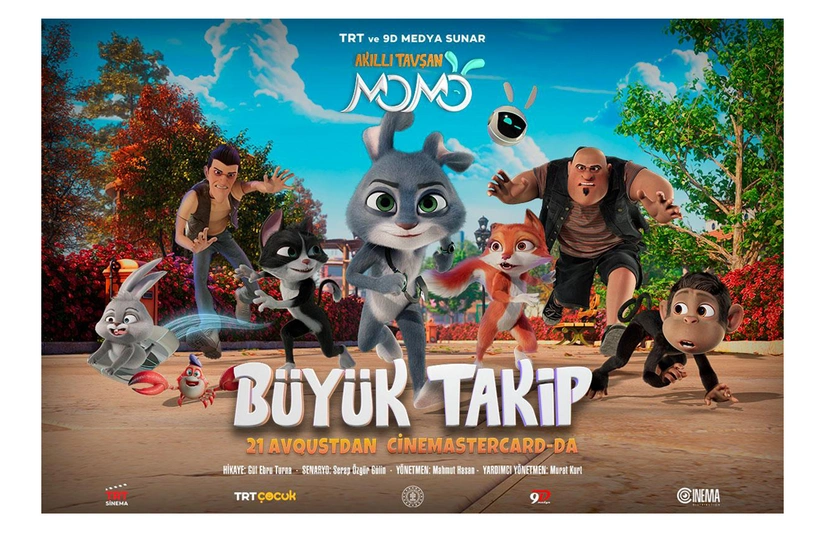 С завтрашнего дня в CineMastercard начинается показ анимационного фильма Akıllı Tavşan Momo: Büyük Takip