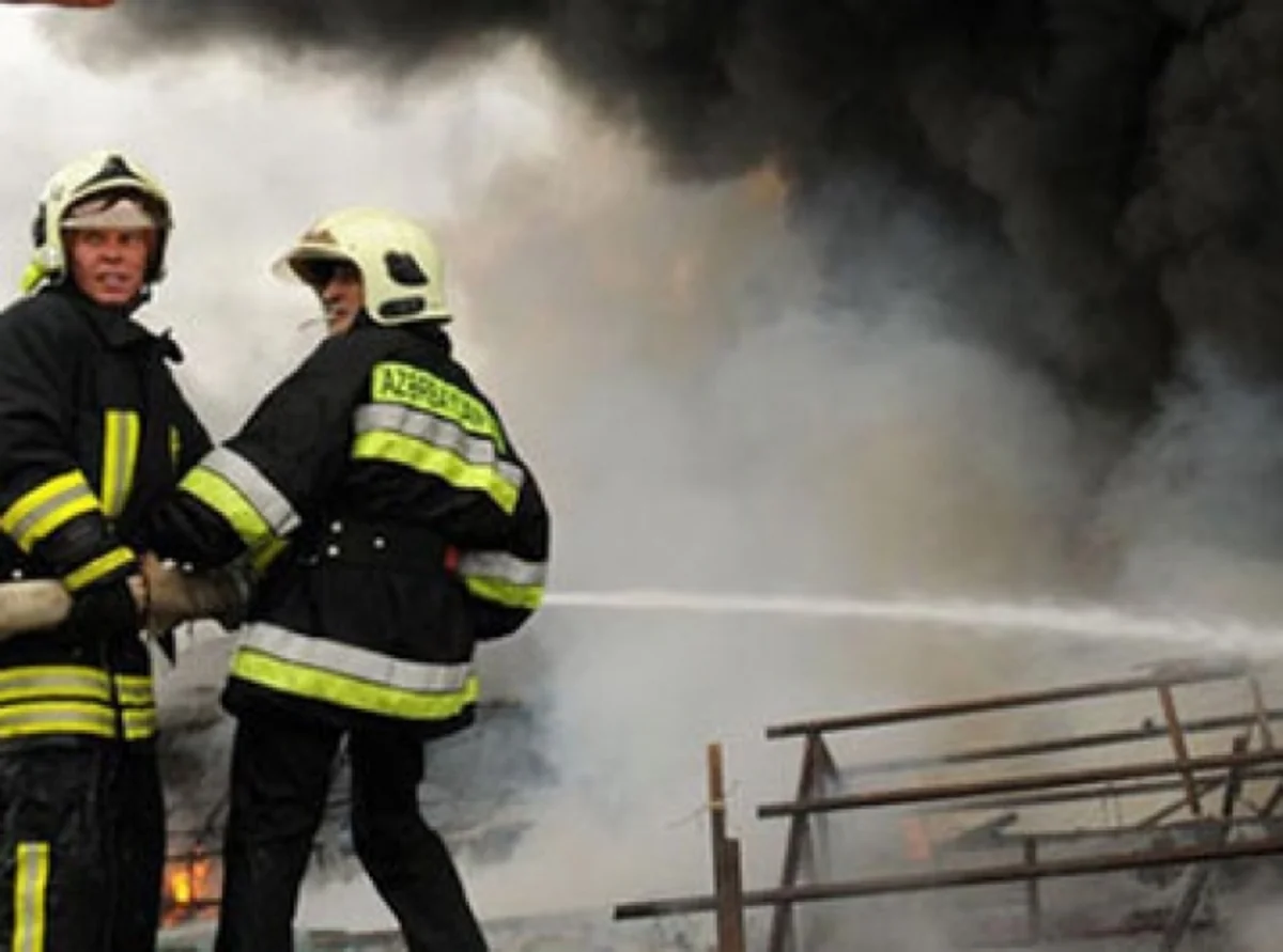 Sabirabadda evdə yanğın olub