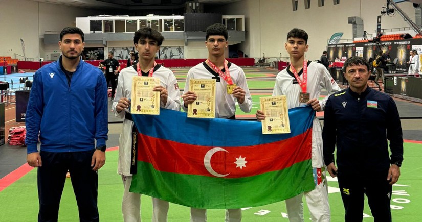 Azərbaycanın gənc taekvondoçuları Bolqarıstanda 3 medal qazanıblar