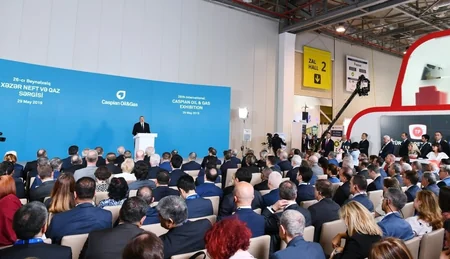 Prezident İlham Əliyev XXVI Beynəlxalq “Xəzər Neft və Qaz-2019” sərgi və konfransının açılışında iştirak edib - YENİLƏNİB