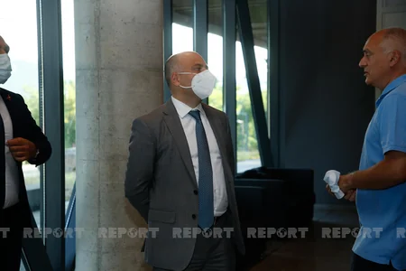 Anar Kərimov Bolnisi muzeyi və Marneuli Çay Evini ziyarət edib