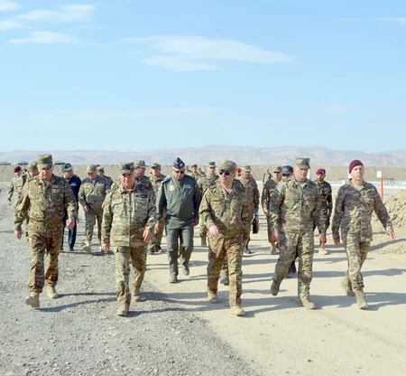 Azərbaycan, Türkiyə və Pakistan generalları “Üç qardaş - 2021” təlimini izləyib