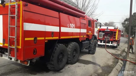 Kürdəmirdə fərdi yaşayış evində yanğın baş verib - FOTO - VİDEO