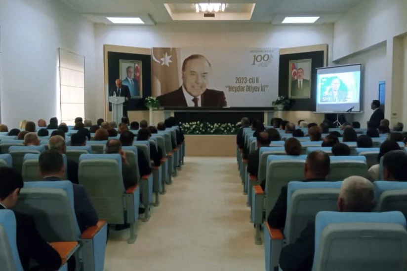 Zərdabda Heydər Əliyevin 100-cü ildönümü ilə əlaqədar tədbir keçirilib