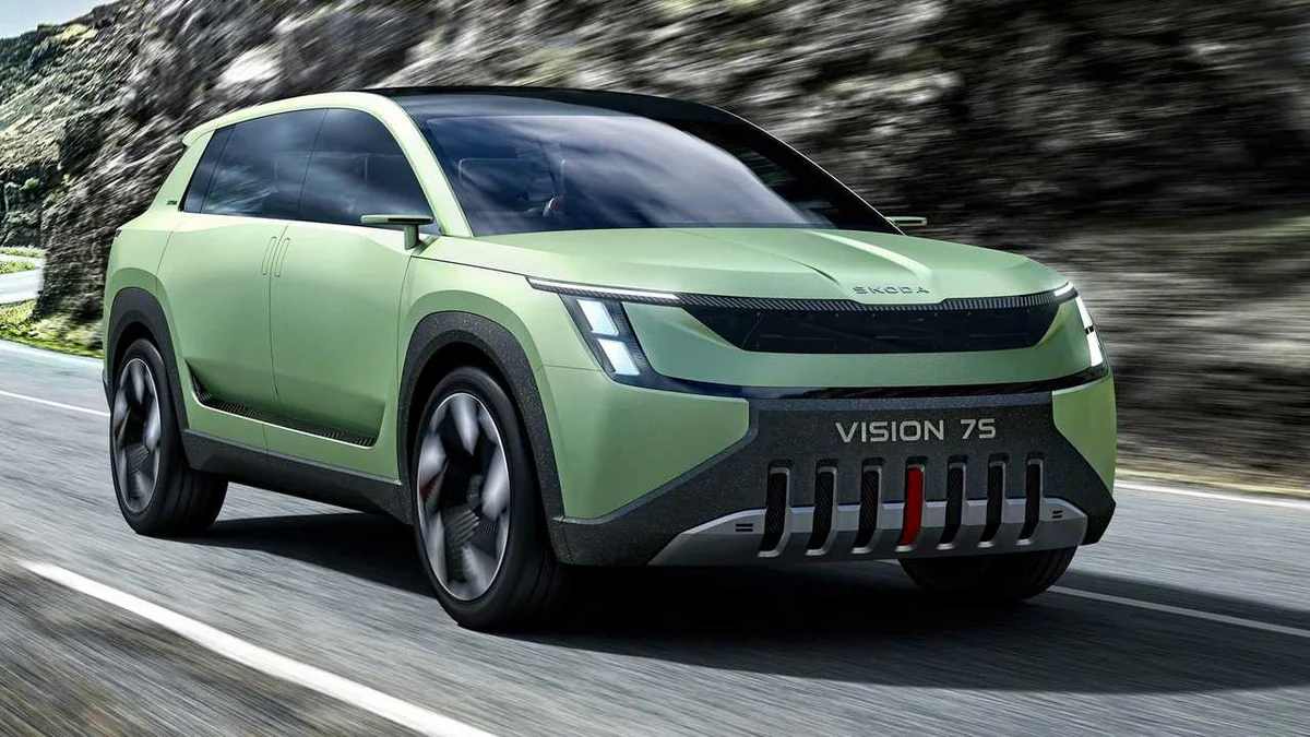 Skoda introduces new concept crossover Vision 7S