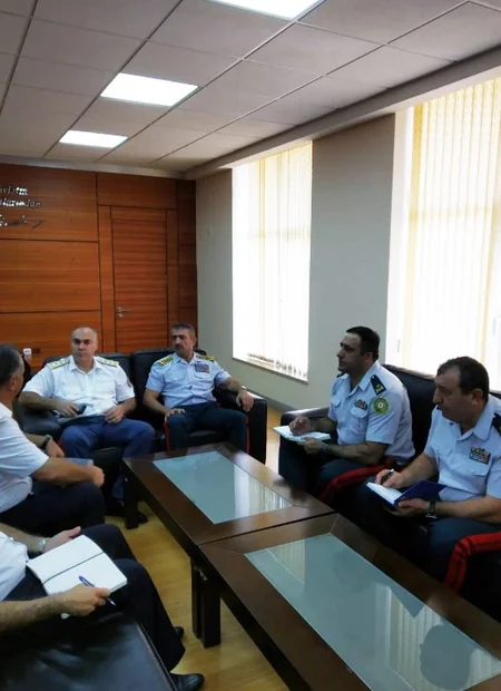 Generallar Astara dövlət sərhədindən buraxılış məntəqəsini yoxlayıblar