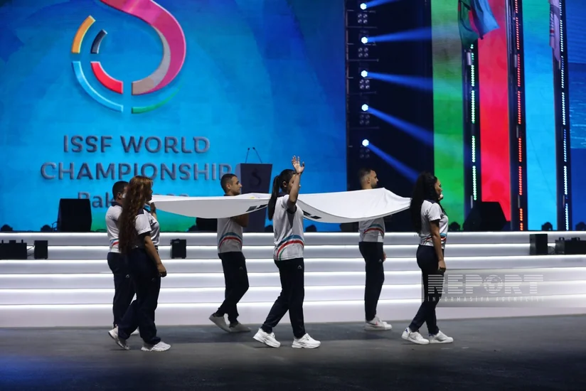 Bakıda atıcılıq üzrə dünya çempionatının açılış mərasimi keçirilib