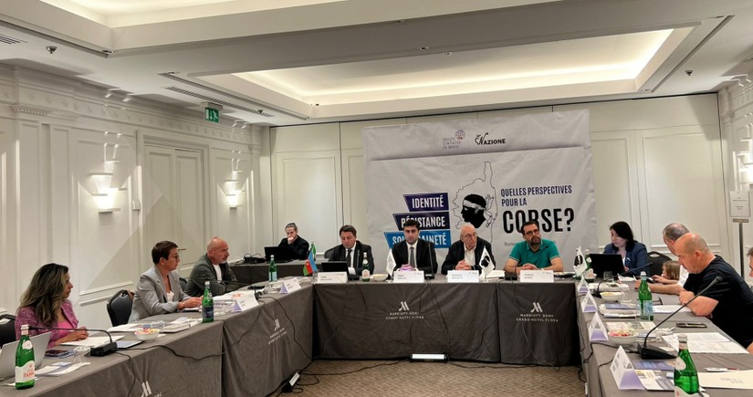 Romada Korsika xalqının qarşılaşdığı əsas problemlərlə bağlı konfrans keçirilir