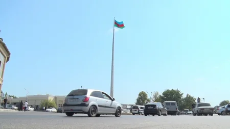 Xudat şəhərində velosiped zolaqları salınır