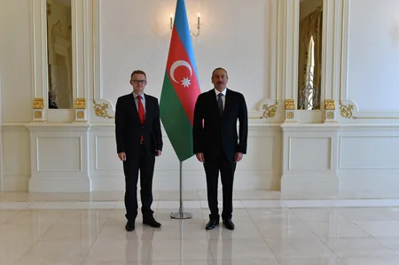Prezident İlham Əliyev Almaniyanın yeni səfirinin etimadnaməsini qəbul edib - FOTO