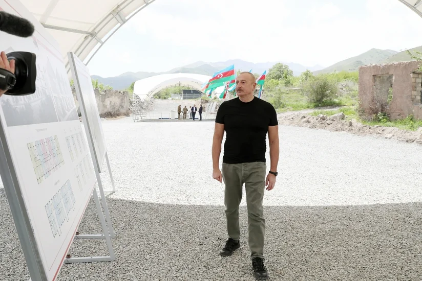 Kəlbəcər şəhərində ilk yaşayış məhəlləsinin təməli qoyulub