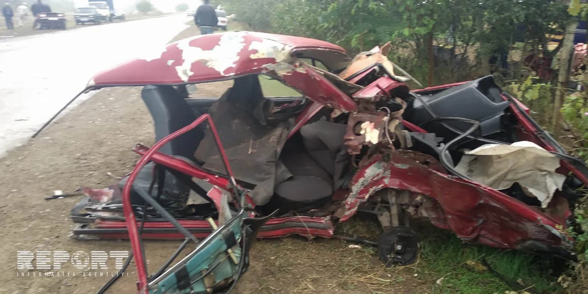 Авария в Товузе, есть пострадавшие