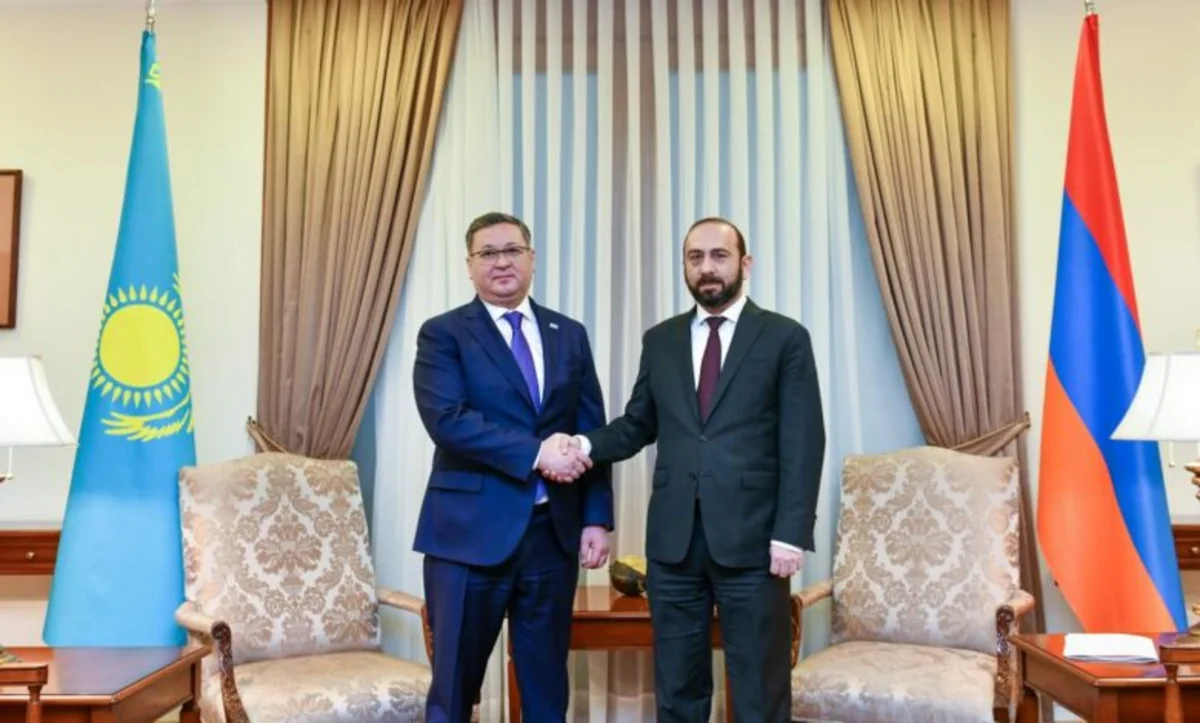 Foreign ministers of Armenia, Kazakhstan meet in Almaty