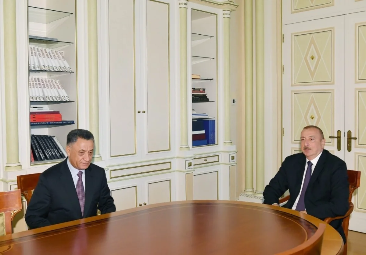 Prezident İlham Əliyev Ramil Usubovu Təhlükəsizik Şurasının katibi vəzifəsinə təyin olunması münasibətilə qəbul edib